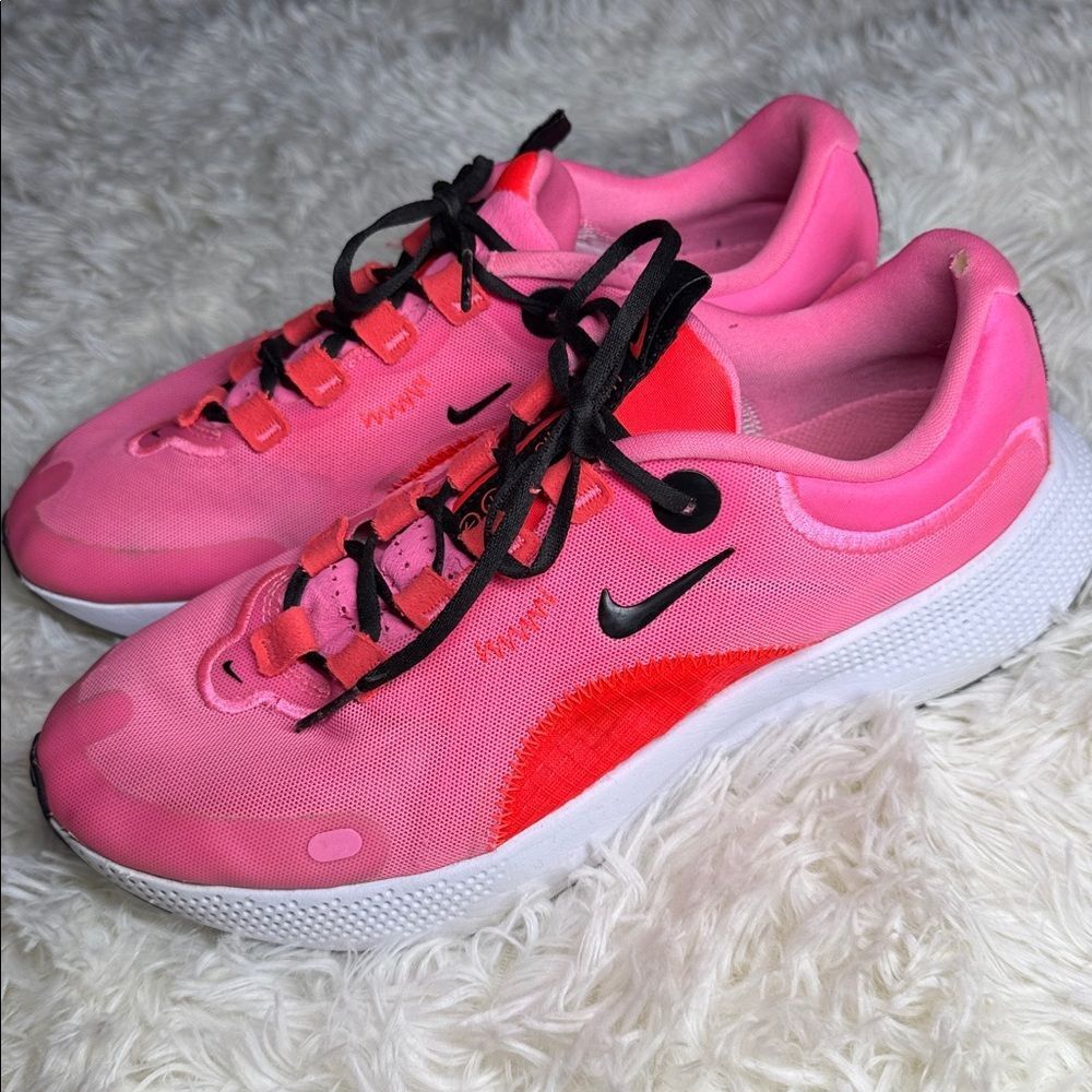 Nike React Escape Pink And Red Running Shoes - image 1